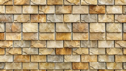 Obraz premium Close-up seamless tileable floating stone tiles texture