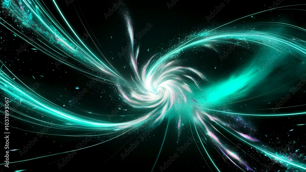 Poster abstract digital wave background representing information technology. dimensional mobility, informat