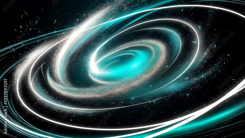 Poster abstract digital wave background representing information technology. dimensional mobility, informat