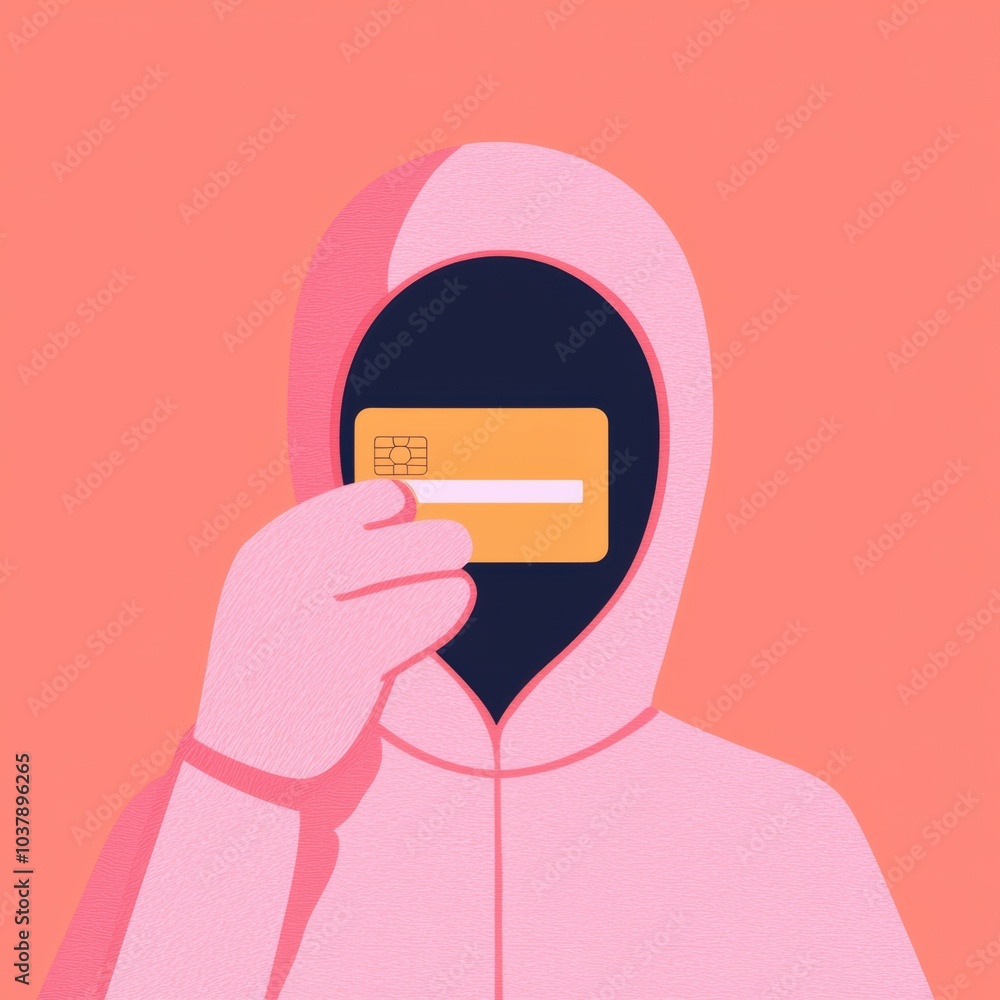 Poster exploring the intricacies of digital identity and security in a modern context