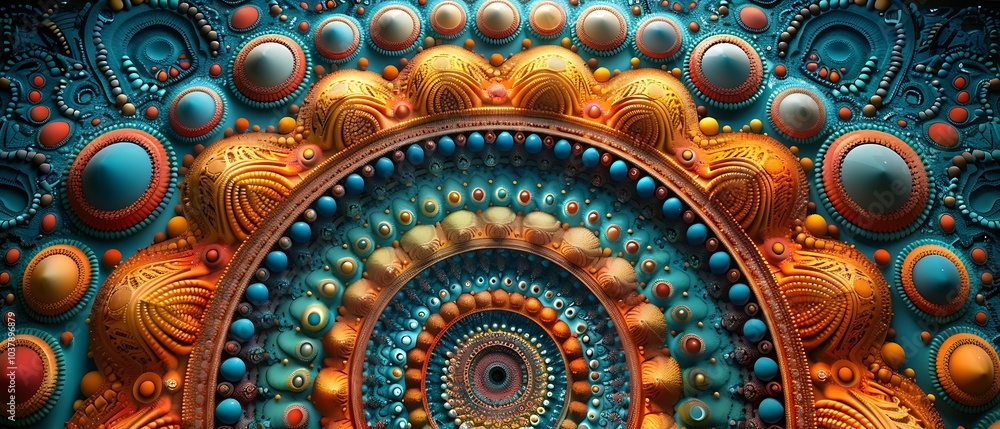 Aufkleber exploring the vibrant patterns and textures of fractal art a journey through colorful geometry and d