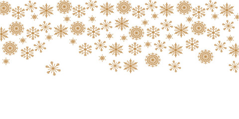 Snowflakes pattern. simple snowflakes illustration. Winter and Winter holiday decoration background. Vector illustration.