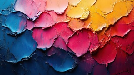 vivid acrylic background featuring bold textures and colors capturing a sense of chaos and spontaneity perfect for artistic inspiration