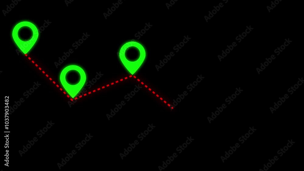Poster location signal icon. directional location pointer icon.