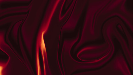 Red liquify marble texture. Dark red fluid background. Abstract liquify background. Digital blurred red background with spread liquify flow for design. 