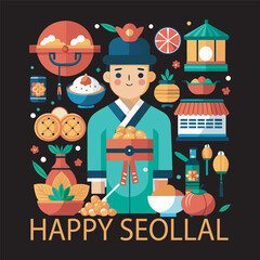 Seollal vector