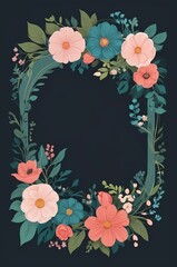 floral frame border