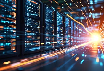 Fototapeta premium digital nodes