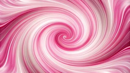 Obraz premium Solid white background with pink color swirls