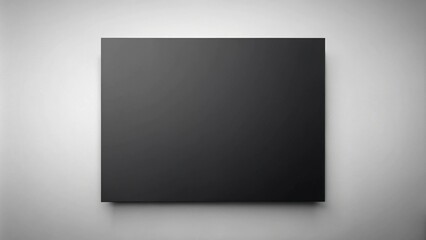 Symmetrical black paper on white background