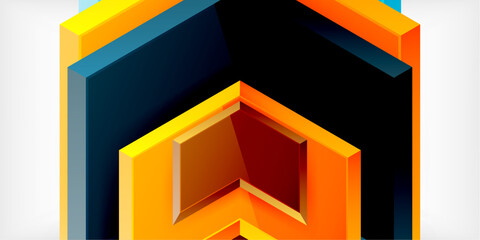 Arrow technology and business concept background. Vector Illustration For Wallpaper, Banner, Background, Card, Book Illustration, landing page