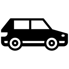 car vehicle  solid or symbol icon