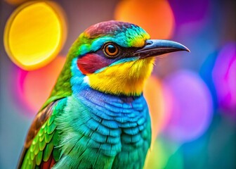 Obraz premium Soft gradients infused with a grainy texture overlay offer a unique aesthetic, enriching artwork and design endeavors