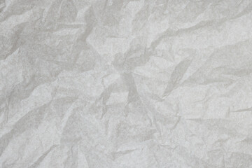 Wrinkled paper white background texture