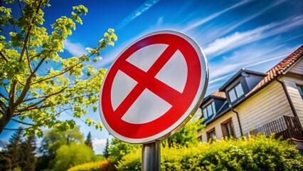 Symbolizing restriction and caution, the forbidden sign serves as a crucial warning in various settings, promoting