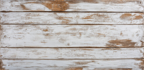 Fototapeta premium Vintage shabby wood background marked with scratches and imperfections, showcasing rustic charm. Ideal for various design projects and backgrounds