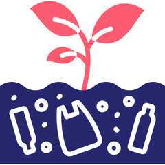 Soil Pollution Icon