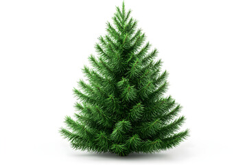 Fototapeta premium Christmas tree isolated on white background