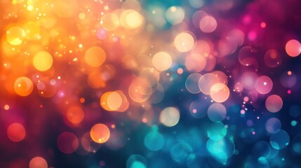 Obraz premium A colorful background with many small circles