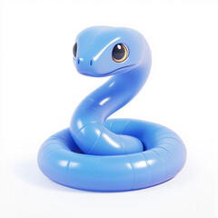Fototapeta premium 2025 blue snake year, new year's greetings, 12 zodiac animals, make a new year's card