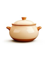 A pot. Isolated on white background  