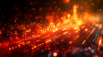 Obraz premium Abstract Arrow Symbolizing Upward Financial Trends