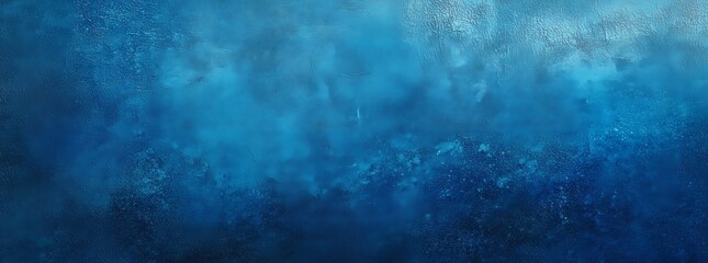 Obraz premium A Dreamy Abstract Landscape in Shades of Blue and Depths of Ocean