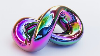 Abstract Iridescent  Shape