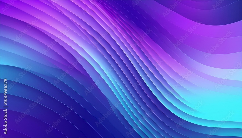 Poster Abstract background with dynamic effect. Motion background. Trendy gradients. Can be used for advertising, marketing, and presentation. Abstract fluid curved wave colorful background