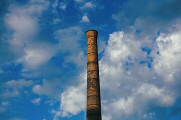 chimney of a factory