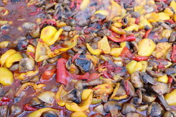 Savor a Vegetable Medley in a Rich Sauce that delights the senses and enhances meals