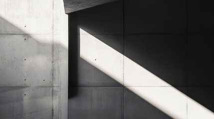 Fototapeta premium Sunlight Through Concrete