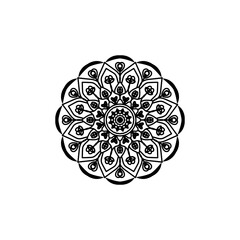 round lace ornament