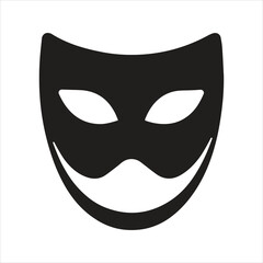 Comedy Mask icon. Face mask icon