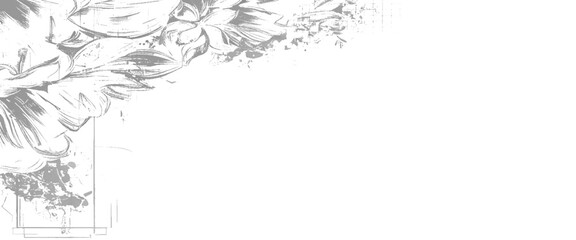 Obraz premium Vector vintage grunge texture overlays line sketch vintage wall texture white background.
