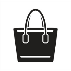 Tote bag icon. Fashion icon