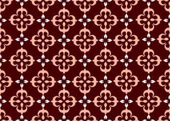 Ikat seamless pattern, geometric design, motif ethnic handmade, Ikat ethnic tribal, boho colors seamless wallpaper.  Ethnic Ikat abstract background art. Illustration for greeting cards, printing