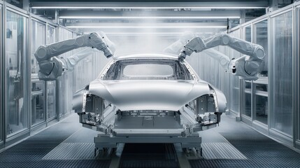 Robotics in Automated Car Manufacturing Process