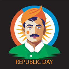 Republic Day vector illustration