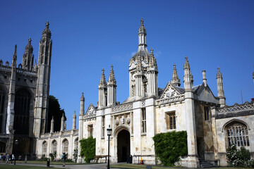 Fototapeta premium Grounds of the King's College of Our Lady and Saint Nicholas in Cambridge - University of Cambridge - Cambridge - Cambridgeshire - England - UK