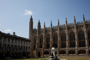 Fototapeta premium Grounds of the King's College of Our Lady and Saint Nicholas in Cambridge - University of Cambridge - Cambridge - Cambridgeshire - England - UK