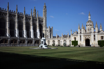 Fototapeta premium Grounds of the King's College of Our Lady and Saint Nicholas in Cambridge - University of Cambridge - Cambridge - Cambridgeshire - England - UK