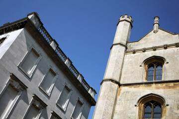 Grounds of the King's College of Our Lady and Saint Nicholas in Cambridge - University of Cambridge - Cambridge - Cambridgeshire - England - UK