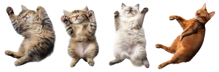 Adorable Cats Napping in Various Poses