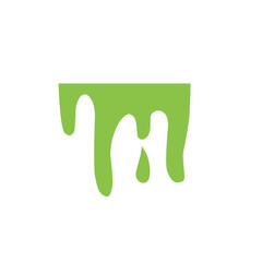 Obraz premium banner dripping green 