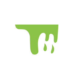 banner dripping green 