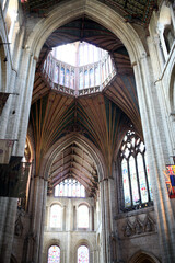 Obraz premium Inside the Ely Cathedral - The Cathedral Church of the Holy and Undivided Trinity of Ely - Principal church of the Diocese of Ely - Ely - Cambridgeshire - England - UK