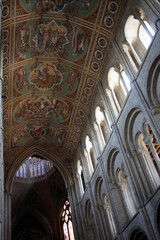 Inside the Ely Cathedral - The Cathedral Church of the Holy and Undivided Trinity of Ely - Principal church of the Diocese of Ely - Ely - Cambridgeshire - England - UK