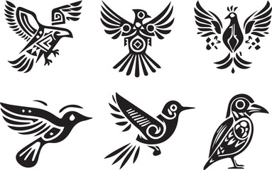 Collection of bird vectors design 