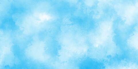light sky or ocean blue watercolor abstract background, natural cloudy watercolor abstract painting background, Abstract natural and shiny beautiful light blue cloudy sky.	